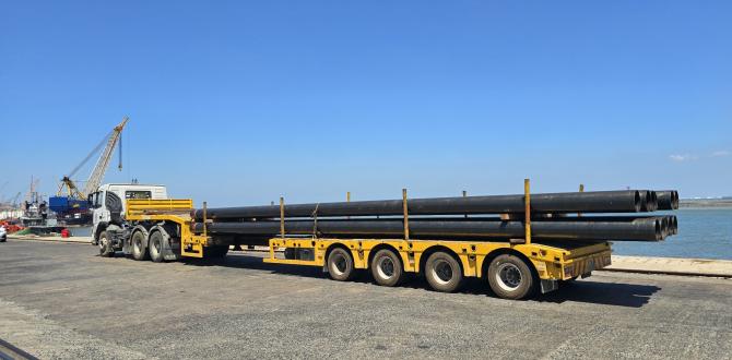 Cuchi Shipping Arrange for Delivery of Pipes to Vung Tau