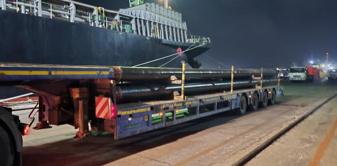 Cuchi Shipping Arrange for Delivery of Pipes to Vung Tau