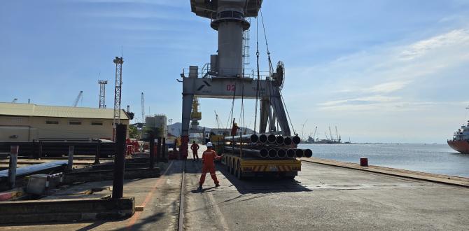 Cuchi Shipping Arrange for Delivery of Pipes to Vung Tau