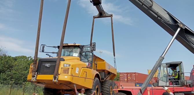 Afriguide Logistics Ship CAT Trucks from Durban to Madagascar