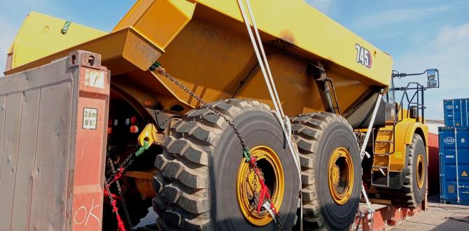 Afriguide Logistics Ship CAT Trucks from Durban to Madagascar