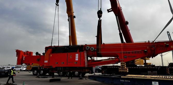 Protranser Deliver Railway Crane from Tianjin to Cangzhou