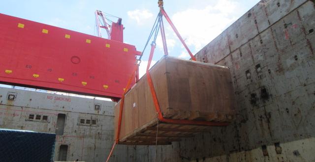 Balena Projects Transport Heavy Press Machine to North America