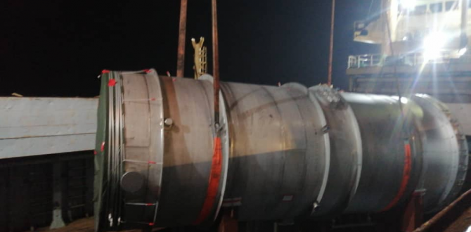 MS Global Transport Columns from Malaysia to Panjang