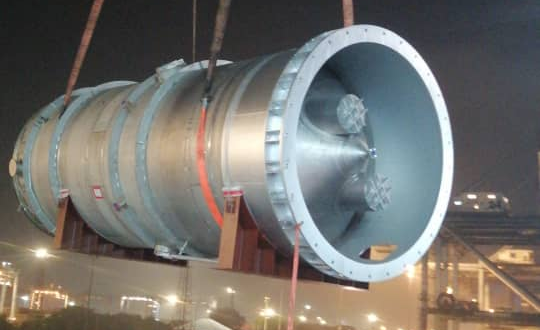 MS Global Transport Columns from Malaysia to Panjang