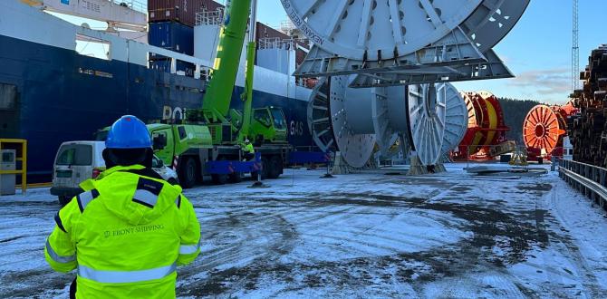Front Shipping Complete Part-Charter of Empty Reels in Norway