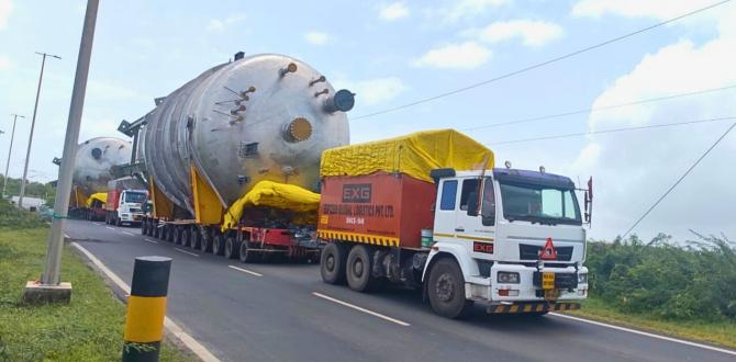 EXG with Successful Transport of 8 Blowdown Tanks