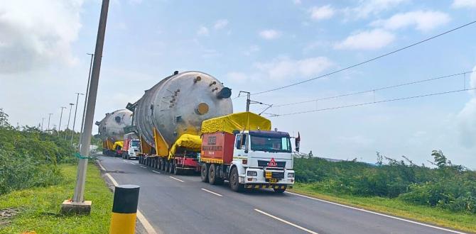 EXG with Successful Transport of 8 Blowdown Tanks