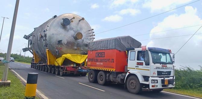EXG with Successful Transport of 8 Blowdown Tanks