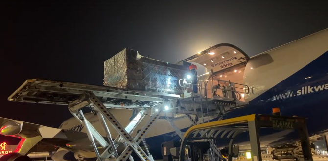 Protranser with Air Shipment of Equipment from China to France