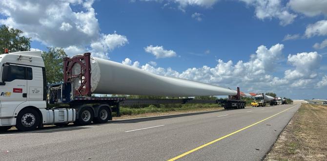 DAKO Share Massive Delivery of Wind Turbine Blades