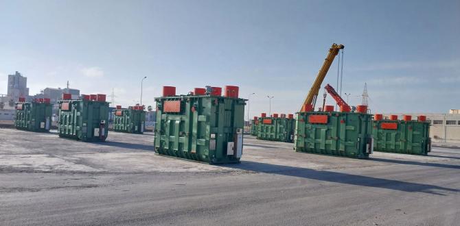 SMTI Receive 14 Transformers at Gabes Port in Tunisia