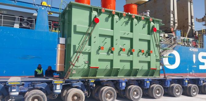 SMTI Receive 14 Transformers at Gabes Port in Tunisia
