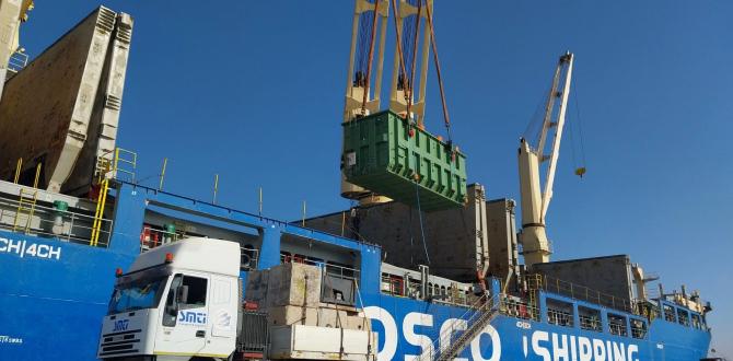 SMTI Receive 14 Transformers at Gabes Port in Tunisia