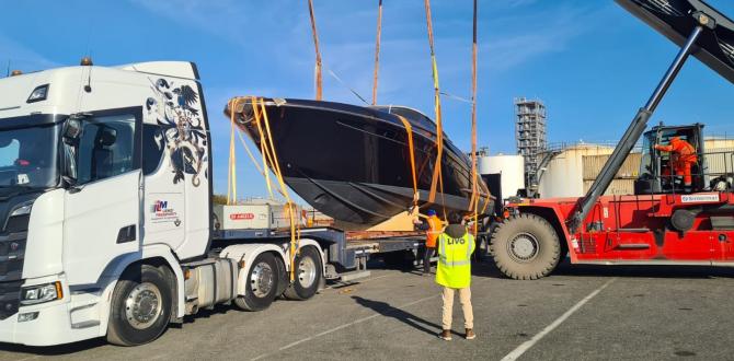 Livo Logistics Coordinate Delivery of Speedboat