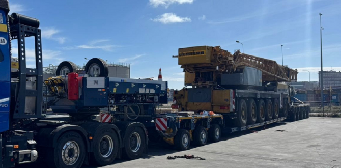 Farcont Manage Delivery of Mobile Crane from Antwerp to Kiev