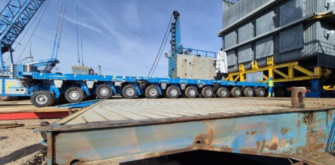 Europe Cargo Discharge Heavy Loads in Antwerp