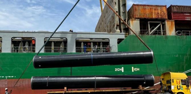 Pinto Basto Deliver 443 Pipes for Angola Water Supply Project