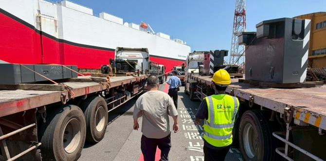 EZ Link Taiwan Handle RORO Shipment of Mobile Crane