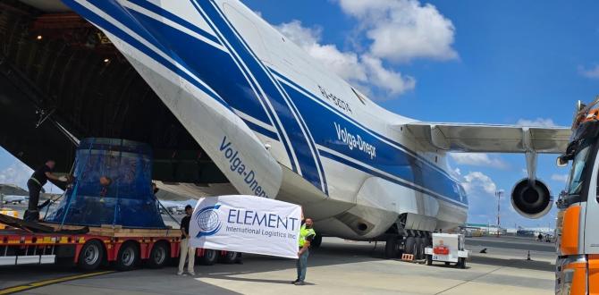 Element International with Full Air Charter of Mining Equipment