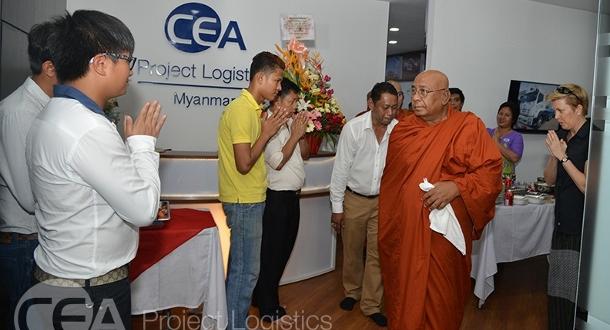 CEA Honoured by Sitagu Sayadaw Attendance