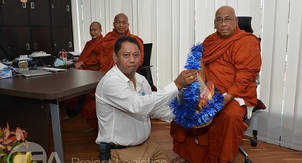 CEA Honoured by Sitagu Sayadaw Attendance