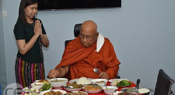 CEA Honoured by Sitagu Sayadaw Attendance