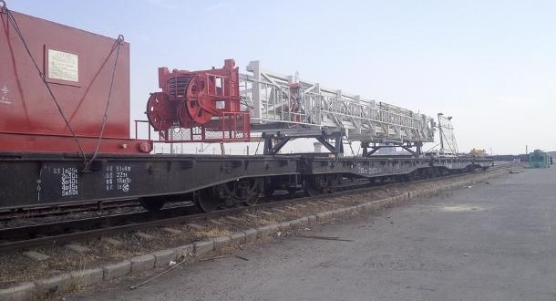 CPTS Move Drilling Equipment by Road & Rail