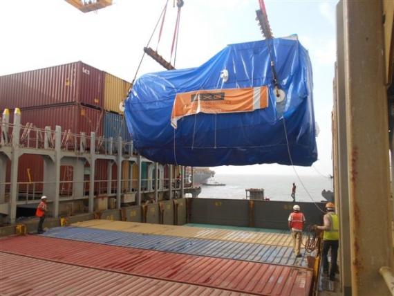 EXG Move 76mt Tank from Mundra to Antwerp on Containerised Vessel