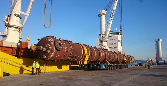 Coordinadora Report Outstanding Shipment of 6 Massive Columns