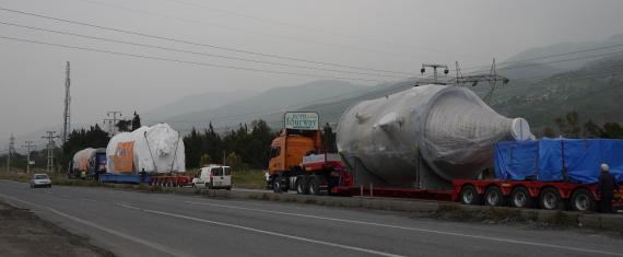 MTS Logistics Deliver Huge Boiler from Belgium to Turkey