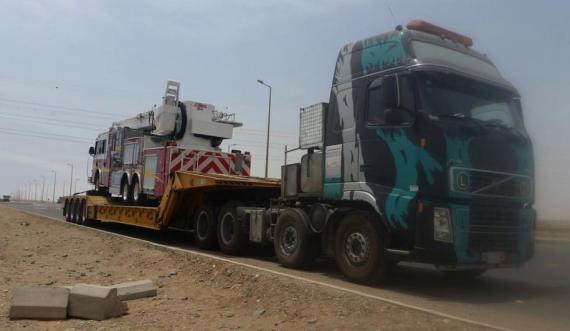 Paragon Successfully Move Fire Trucks in Saudi Arabia