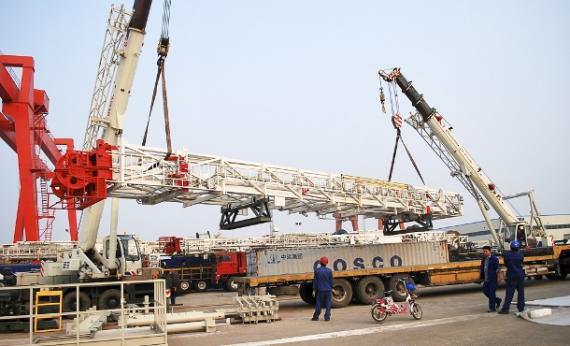 CPTS Move Drilling Equipment by Road & Rail