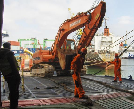 TRAFIMAR (Morocco) Ship 38 Heavy Machinery Vehicles