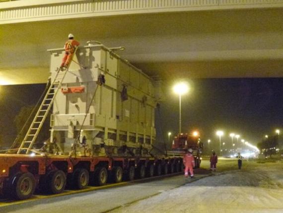 Masstrans Freight (UAE) Move Two 250 Ton Transformers