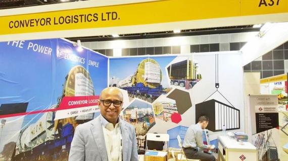 Conveyor Logistics Booth at Power Logistics Asia Exhibition