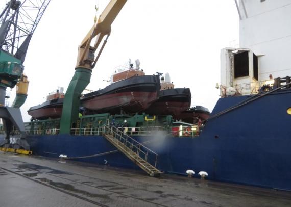 Europe Cargo Handle Shipment of Tug Boats