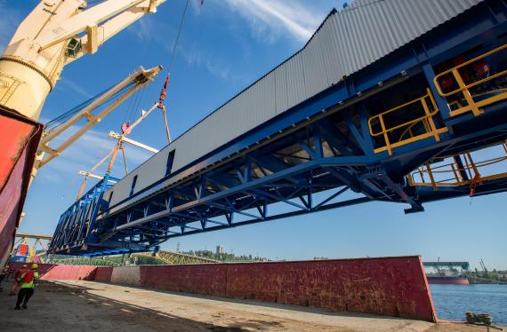 Convoy Logistics Providers with Grain Shiploader Project in Vancouver