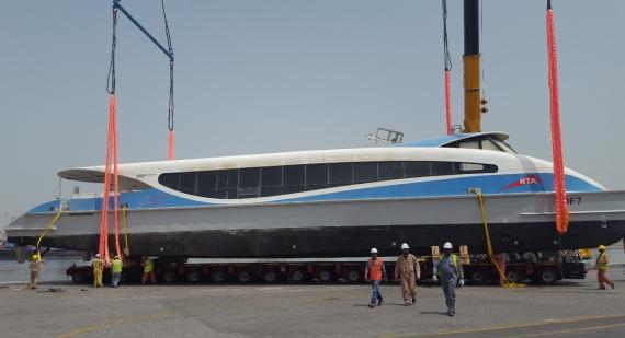 WSS UAE Project Team Handles Passenger Ferry Boats in Dubai