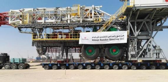 Khimji Ramdas Provide Specialised Freight Management Solutions for Rig Move