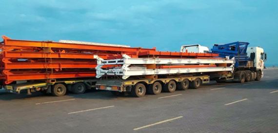 Farcont Complete Transportation of Dissembled Oil Rigs from China to Ukraine