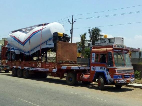 Vangard Logistics Handle Challenging Shipment of Bulk Tank