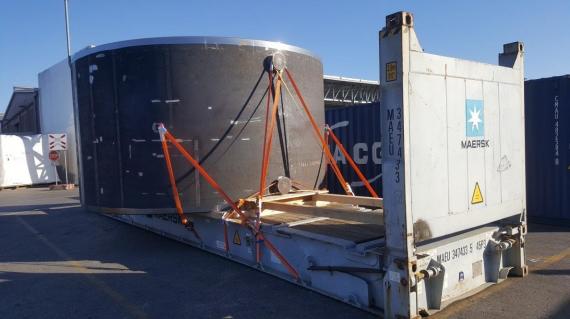 Nonpareil & TransOcean Deliver Kiln Shell for Manufacturing Company