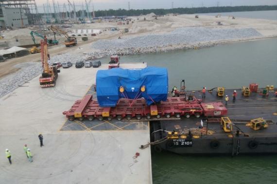 Megalift Malaysia Transports Oversized & Heavy Power Plant Cargo