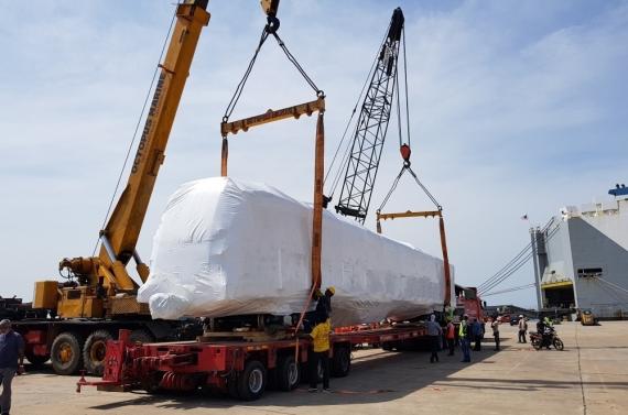 Railway Train Compartments Shipped from India to Mexico by Vangard