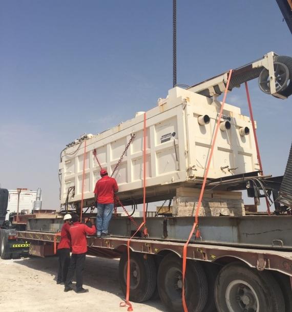 WSS UAE with Return Shipment of Rail Wagon Vacuum System