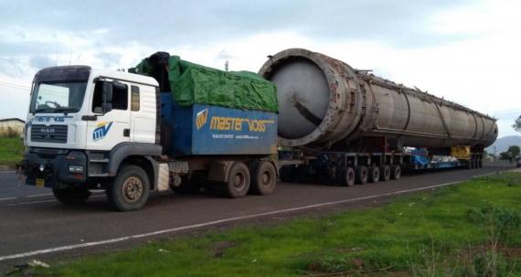 EXG Complete Transportation of Large Absorber in India