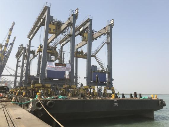 Express Global Logistics Move RTG Cranes in India