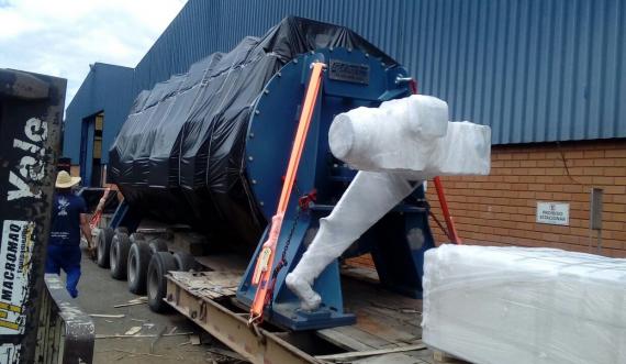 DC Logistics Brasil Move 45.5tn Dryer to Ecuador