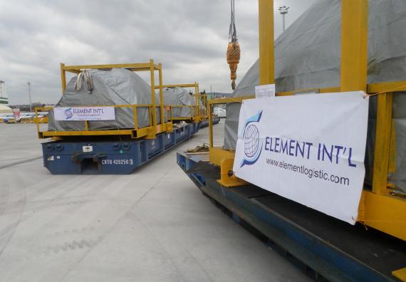 Element Handle 198tns of Machinery Parts with GRUBER